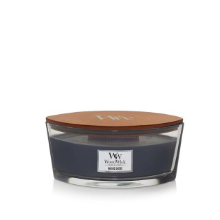 Дълбоко ароматна свещ Wood Wick Еllipse Indigo Suede